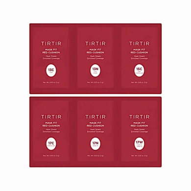 TIRTIR - Mask Fit Red Cushion Foundation 6 Shade Trial Kit Light 