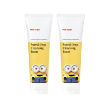 ma:nyo X Minions Limited Edition Pure &amp;amp; Deep Cleansing Foam 120ml Duo Set